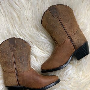 Genuine Leather Toddler Boots - Size 6.5